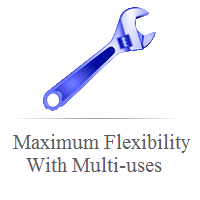 Maximum Flexibility with Multi-Uses Maximum Flexibility with Multi-Uses